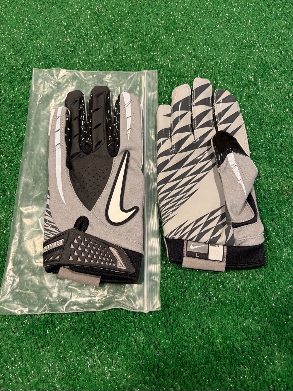 NEW NIKE VAPOR JET 1.0 WR FOOTBALL GLOVES OG